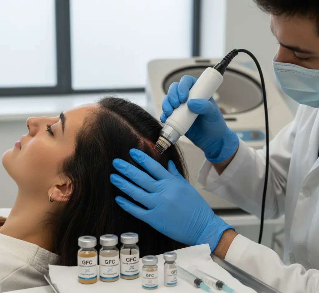 GFC treatment for hair loss — growth factor concentrate injections for superior hair restoration