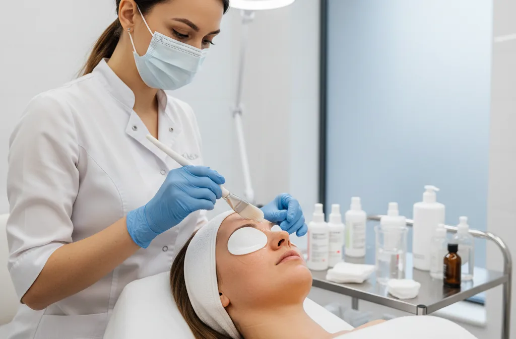 Chemical peel treatment for skin resurfacing, pigmentation and acne scar reduction in Chennai