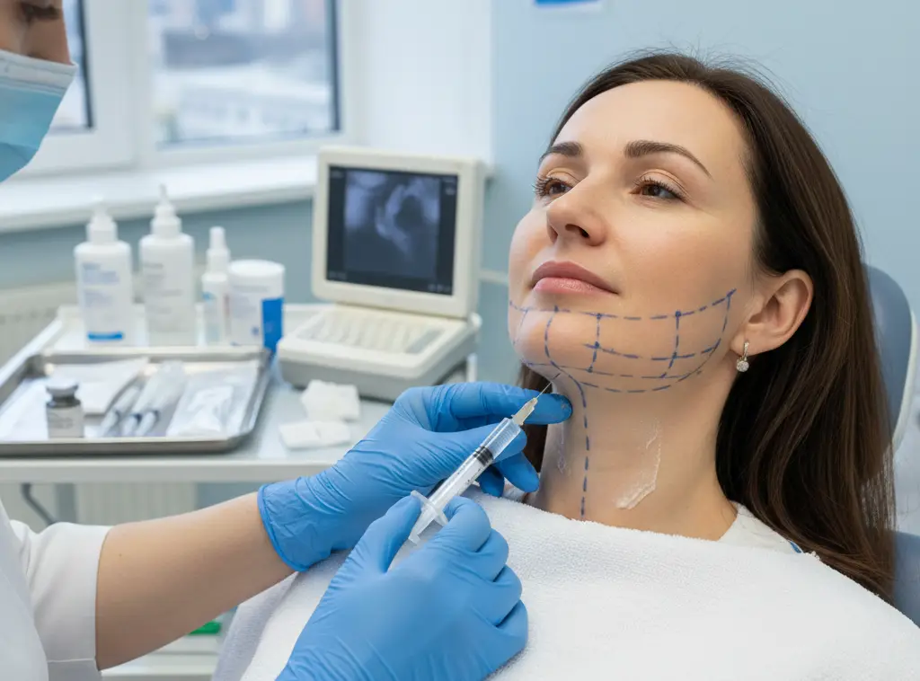 Double chin reduction surgery for a defined neck and jawline in Chennai