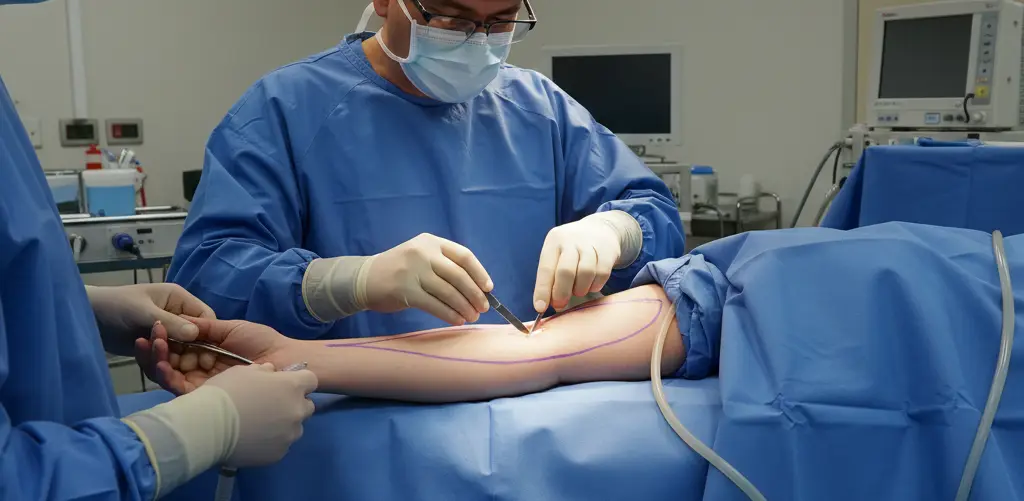 Brachioplasty arm lift surgery to remove excess arm skin for toned arms in Chennai