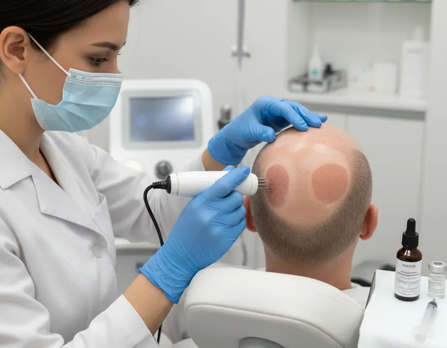 Alopecia areata treatment for patchy hair loss at Maynee Chennai