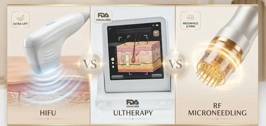 HIFU vs Ultherapy vs RF Microneedling