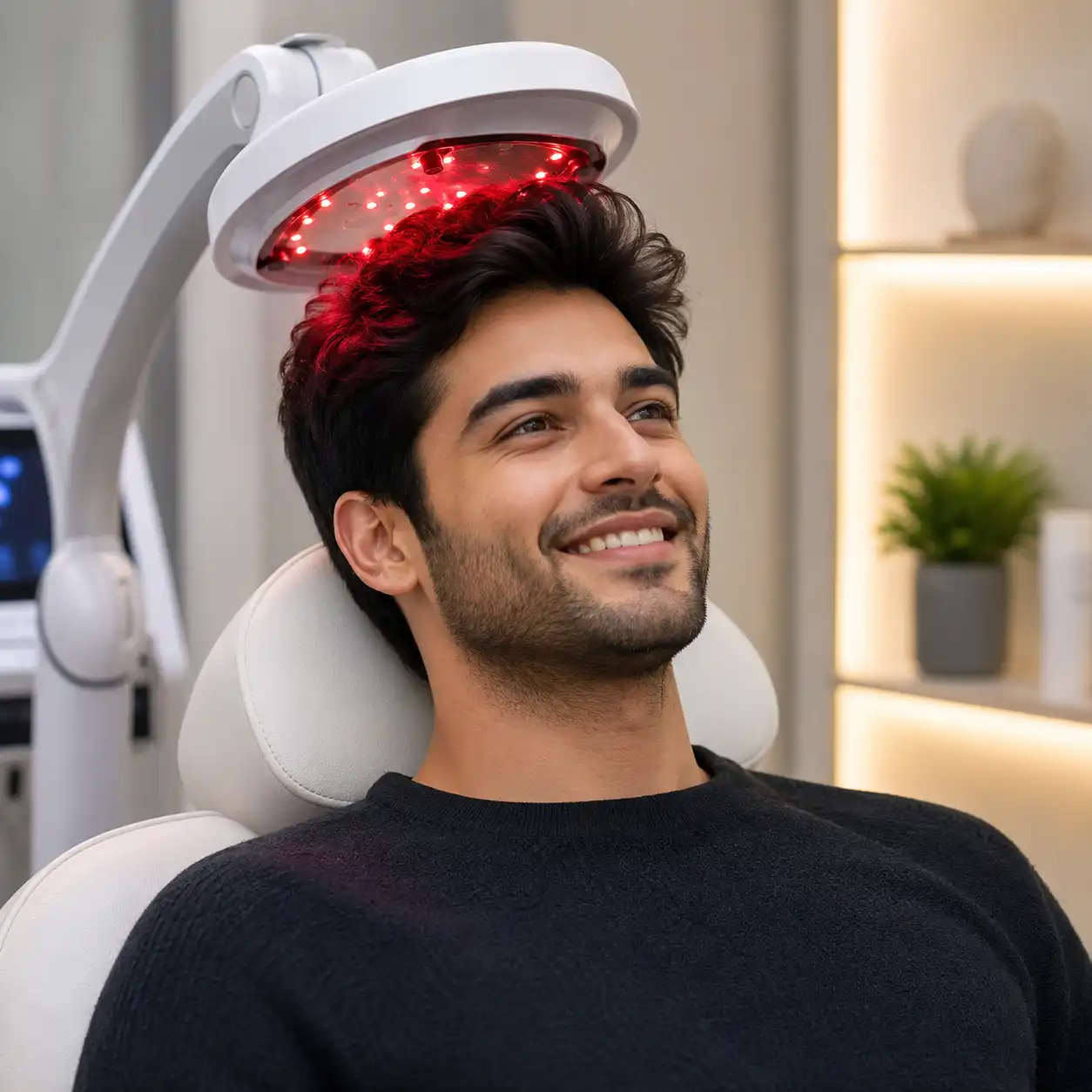 after Oxygen Laser Therapy for hair