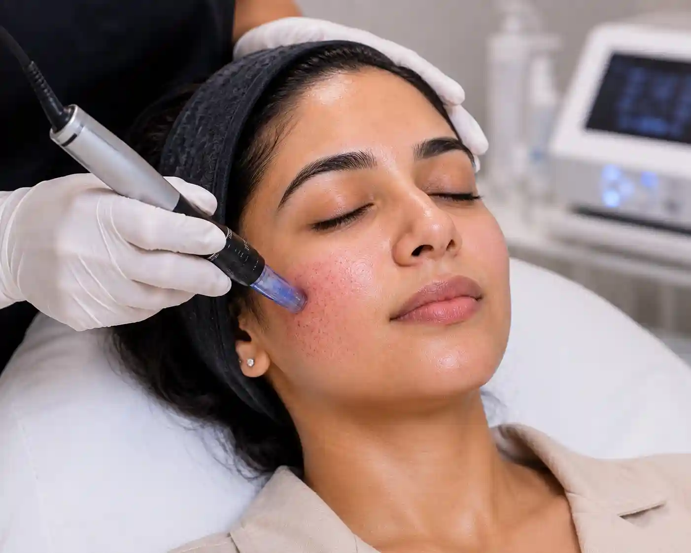 Microneedling collagen induction acne scar anti-ageing Chennai