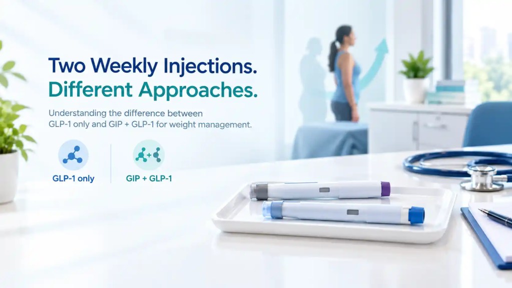 Mounjaro and Ozempic weight loss injections shown side by side
